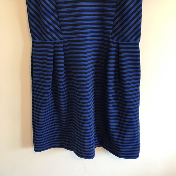 Madewell Gallerist Ponte Dress Blue Stripe - Picture 6 of 9